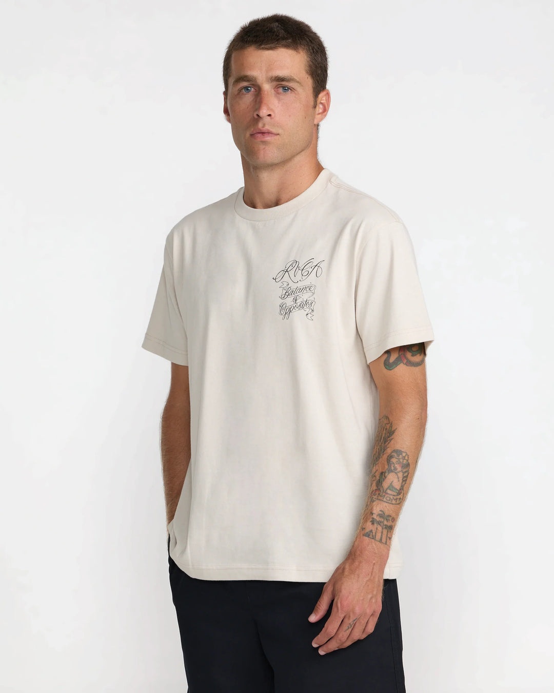 RVCA Men's Paradise Queen Short Sleeve Tee - Ceramic - Sun Diego Boardshop