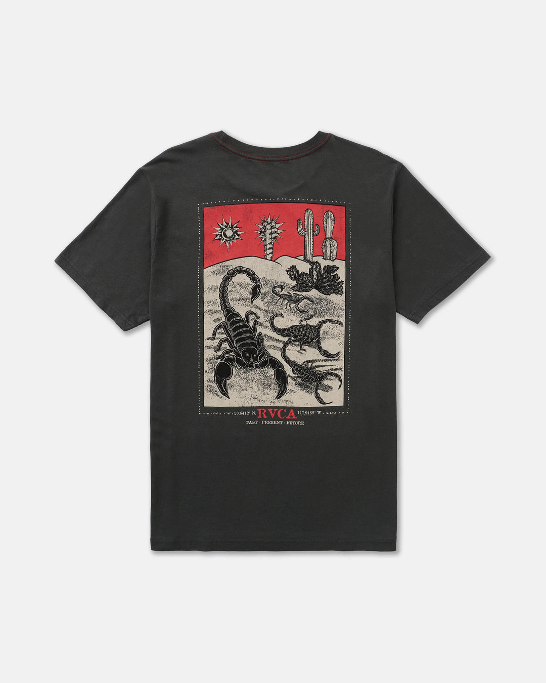 RVCA Men's Scorpo Short Sleeve Tee - Pirate Black - Sun Diego Boardshop