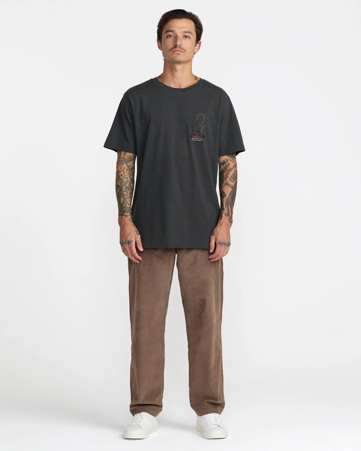 RVCA Men's Scorpo Short Sleeve Tee - Pirate Black - Sun Diego Boardshop