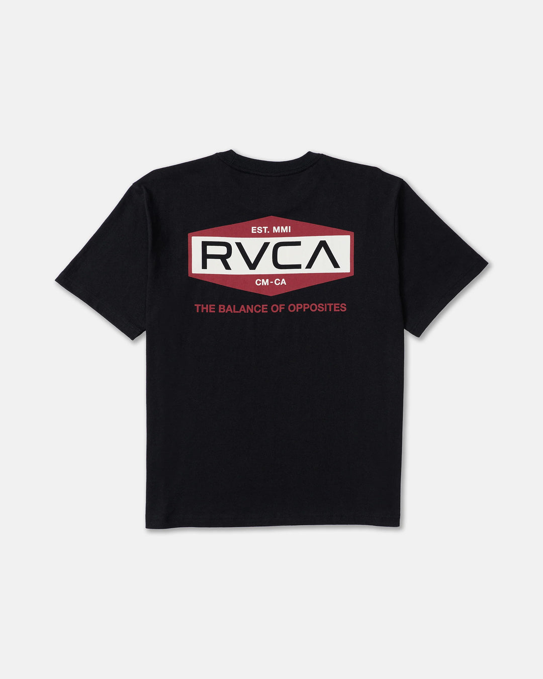 RVCA Men's Fuel Short Sleeve Tee - Black - Sun Diego Boardshop