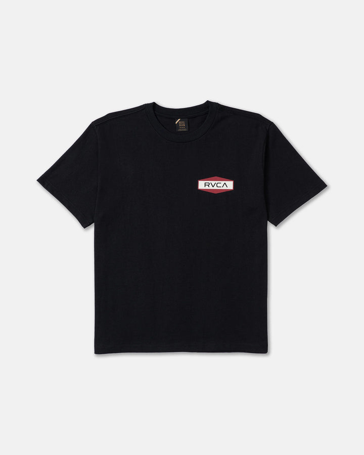 RVCA Men's Fuel Short Sleeve Tee - Black - Sun Diego Boardshop