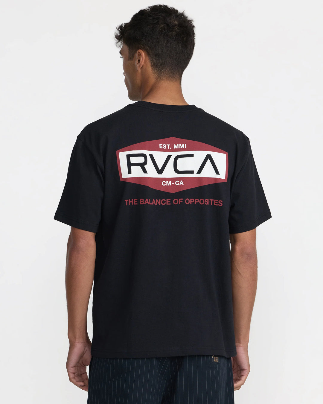 RVCA Men's Fuel Short Sleeve Tee - Black - Sun Diego Boardshop