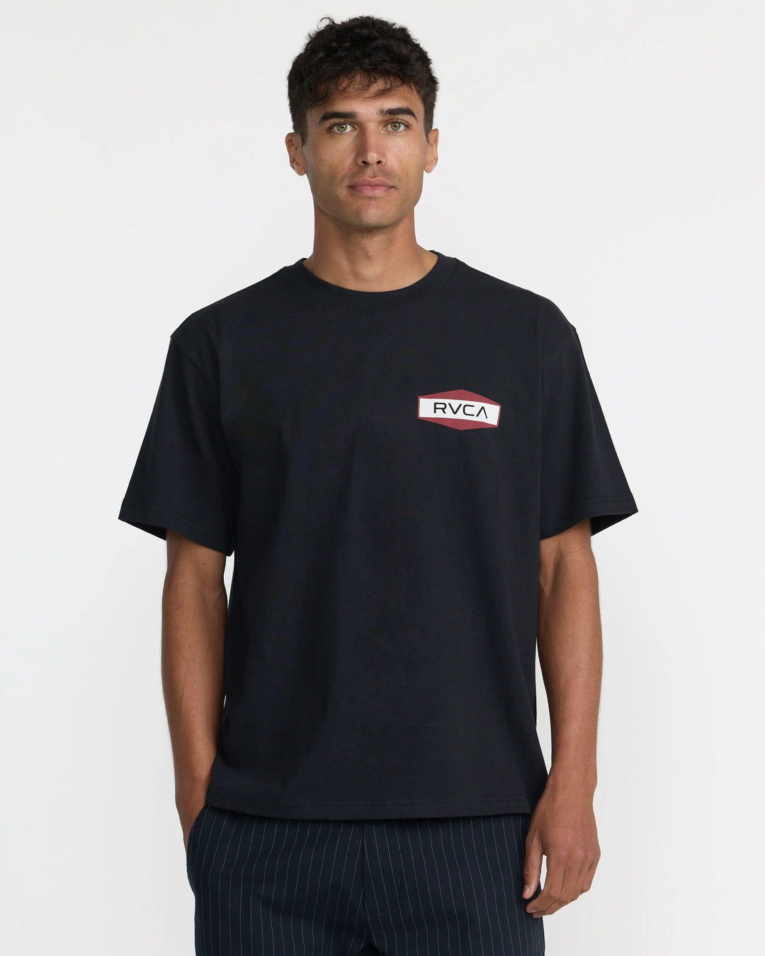 RVCA Men's Fuel Short Sleeve Tee - Black - Sun Diego Boardshop