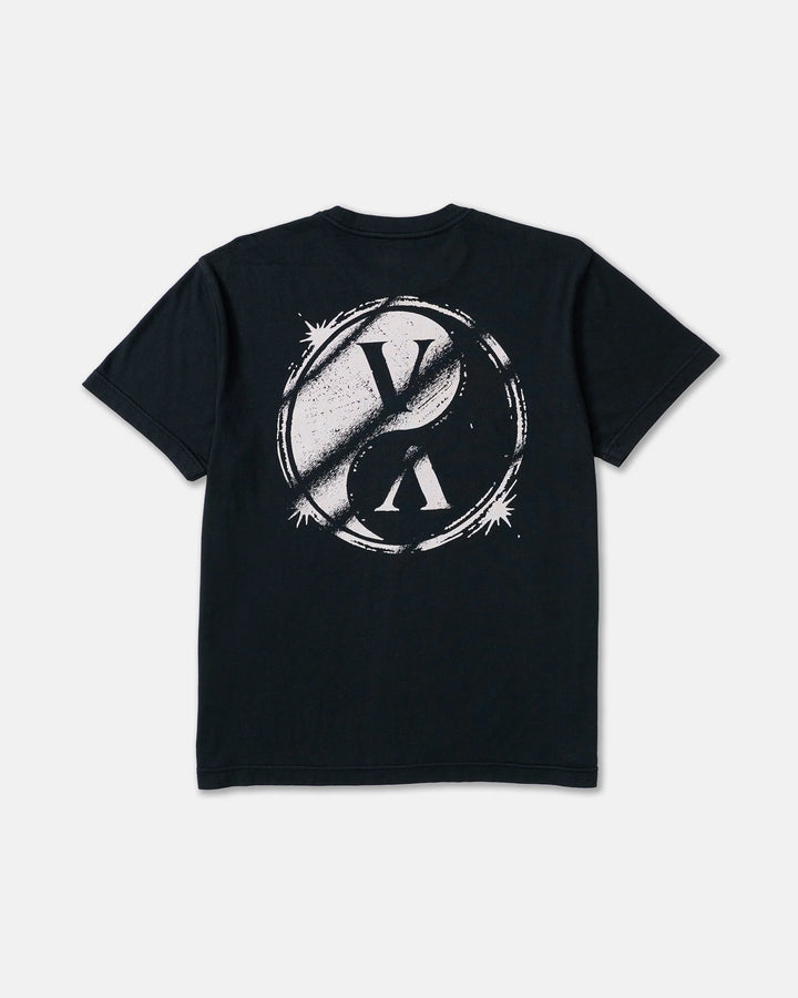 RVCA Men's VA Forces Short Sleeve Tee - Black - Sun Diego Boardshop