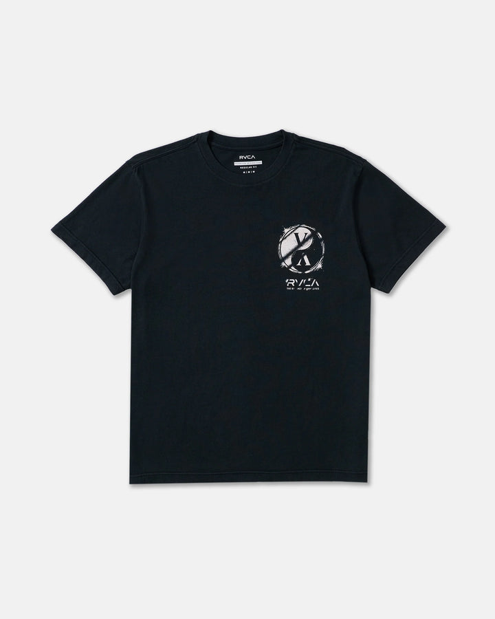 RVCA Men's VA Forces Short Sleeve Tee - Black - Sun Diego Boardshop