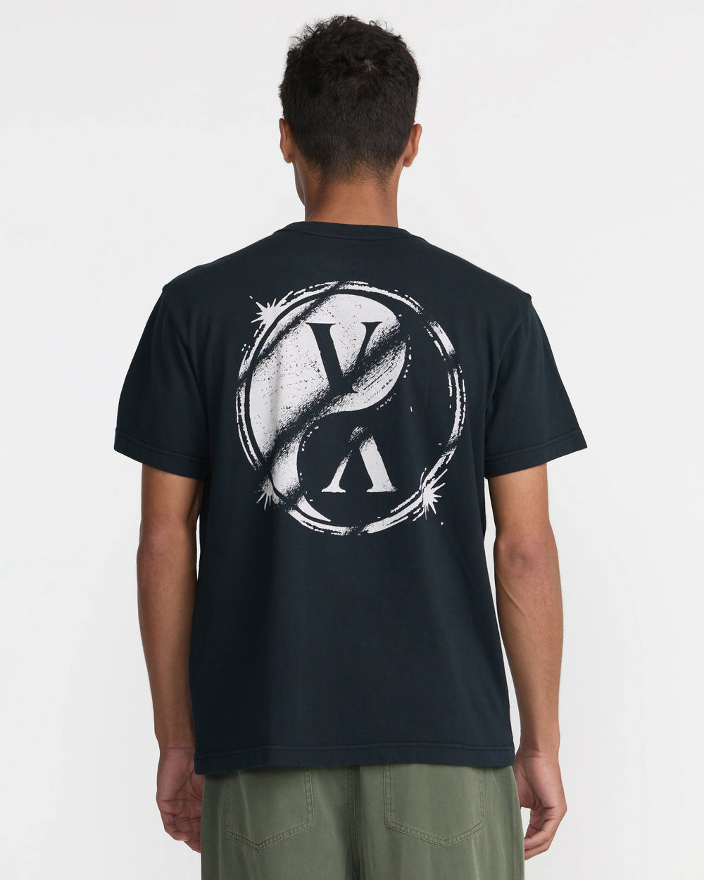 RVCA Men's VA Forces Short Sleeve Tee - Black - Sun Diego Boardshop