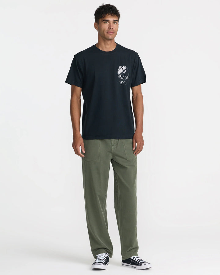 RVCA Men's VA Forces Short Sleeve Tee - Black - Sun Diego Boardshop