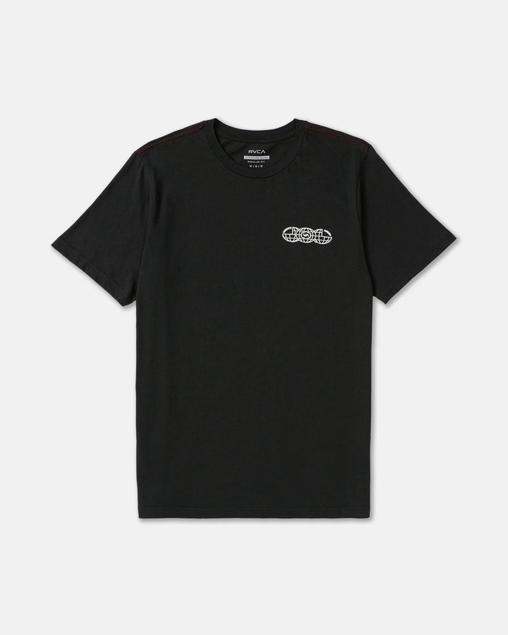 RVCA Men's Tri Pressed Short Sleeve Tee - Pirate Black - Sun Diego Boardshop