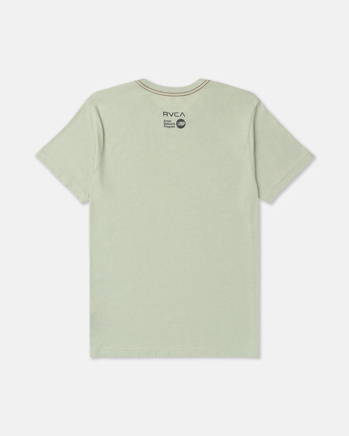 RVCA Men's Geisha Short Sleeve Tee - Light Olive - Sun Diego Boardshop