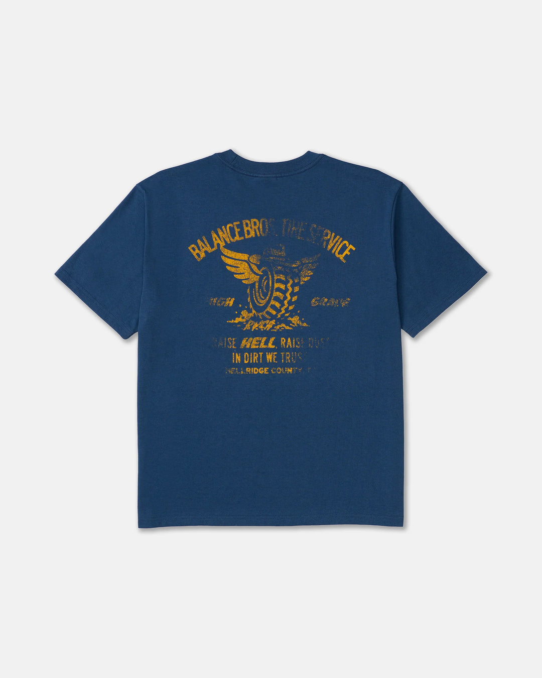 RVCA Men's Balance Bros Short Sleeve Tee - Dark Denim - Sun Diego Boardshop