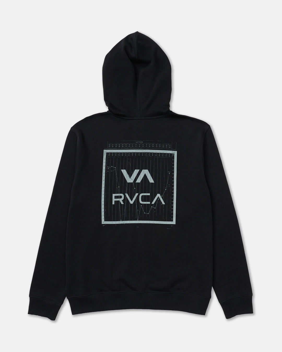 RVCA Men's Stocks Zip Up Hoodie - Black - Sun Diego Boardshop