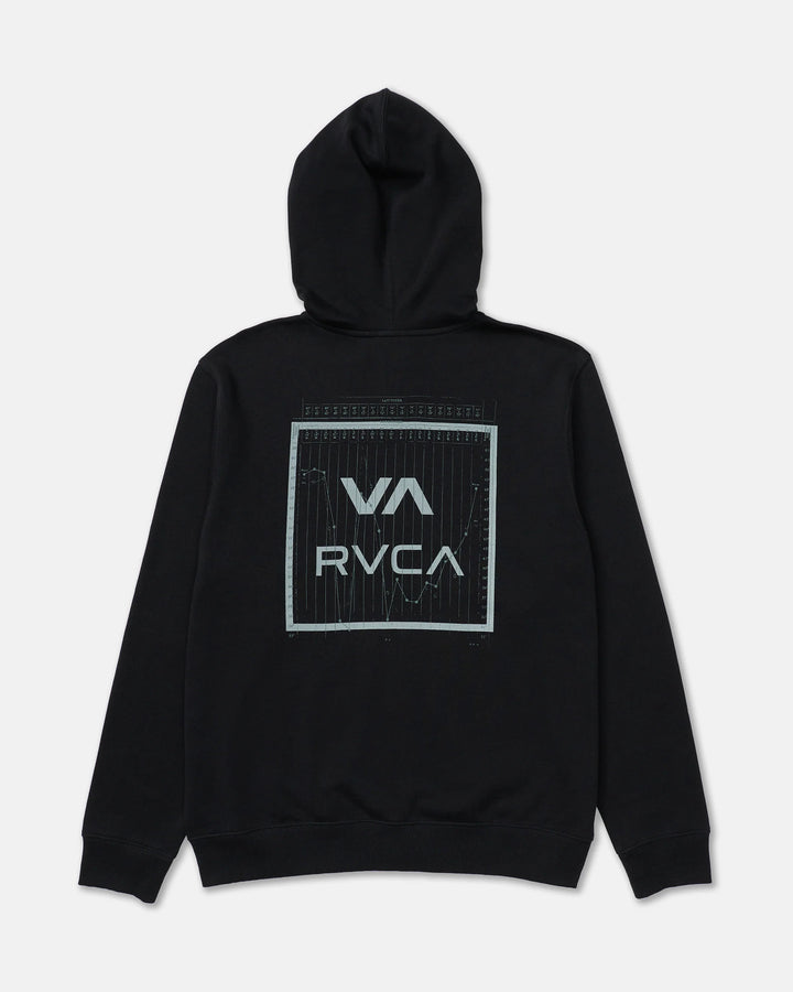 RVCA Men's Stocks Zip Up Hoodie - Black - Sun Diego Boardshop
