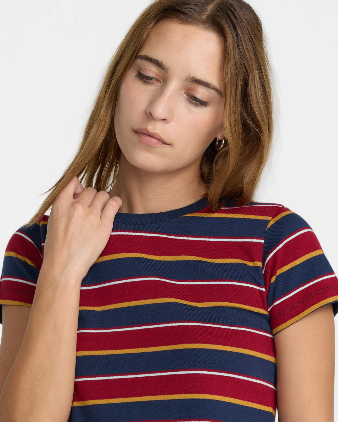 RVCA Women's Unbound Baby Tee - Navy - Sun Diego Boardshop