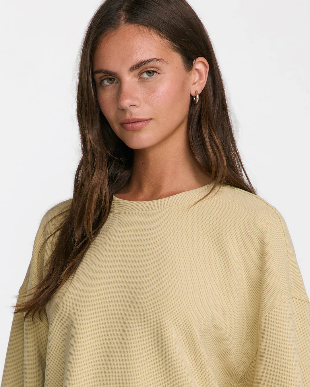 Rvca Glory Waffle Pullover - Vintage Khaki - Sun Diego Boardshop