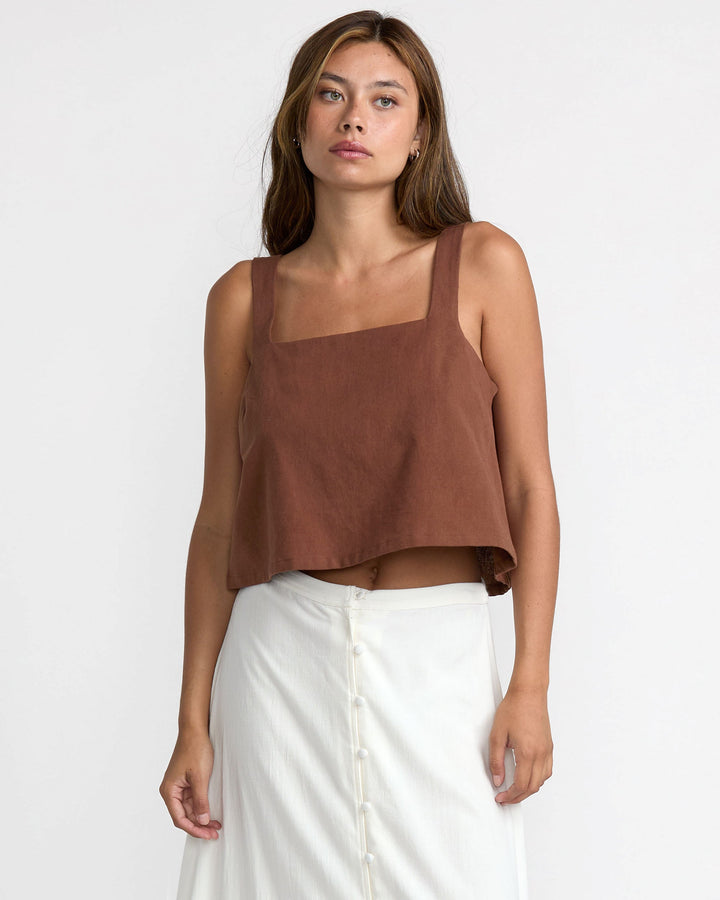 RVCA Baker Top - Mocha - Sun Diego Boardshop