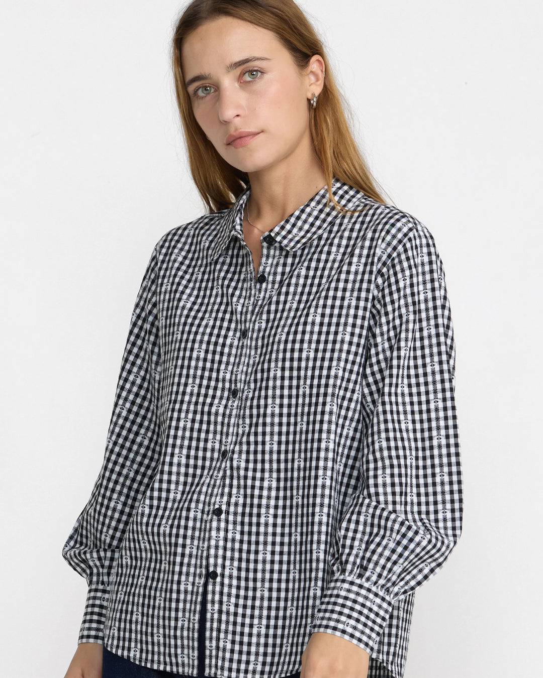 RVCA Women's Go West Long Sleeve Shirt - RVCA Black