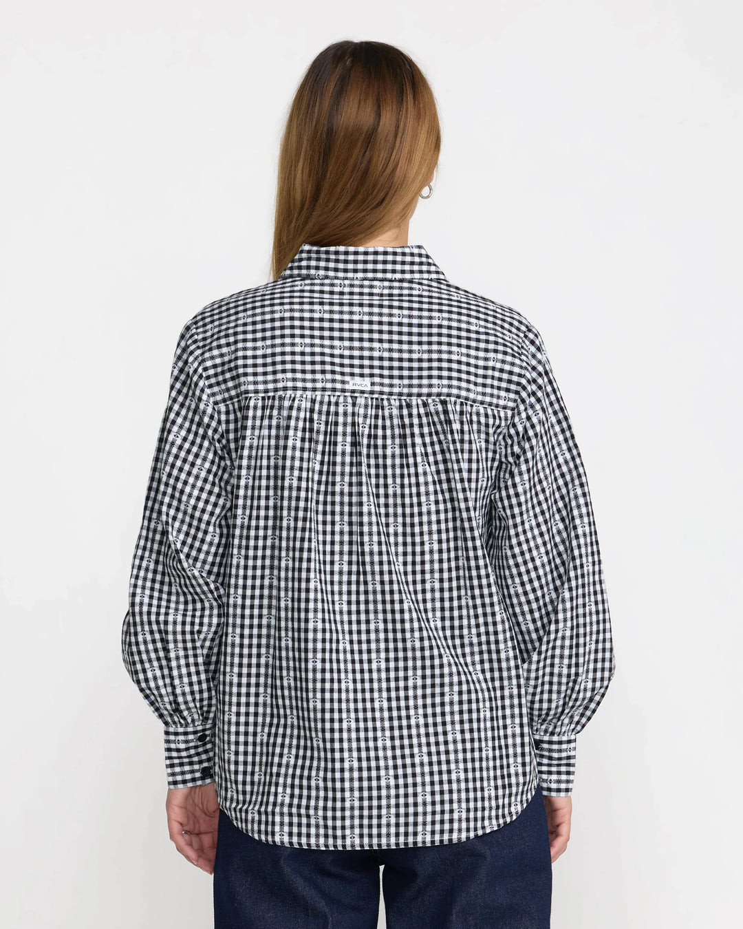 RVCA Women's Go West Long Sleeve Shirt - RVCA Black