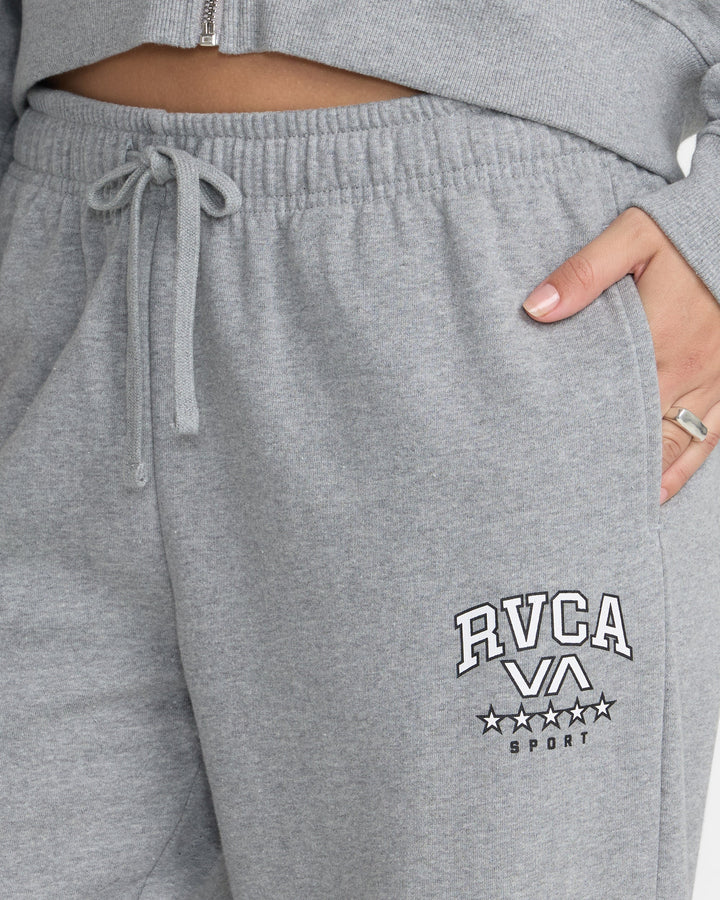 RVCA Women's Squad Sweatpant - Heather Gray - Sun Diego Boardshop