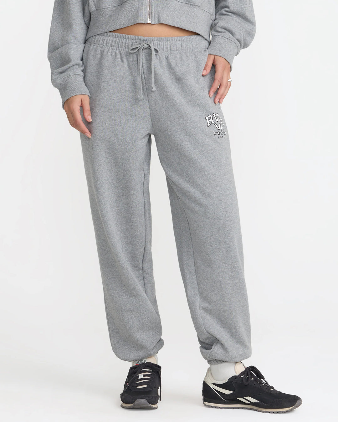 RVCA Women's Squad Sweatpant - Heather Gray - Sun Diego Boardshop