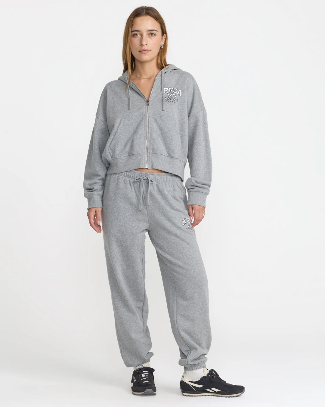 RVCA Women's Squad Sweatpant - Heather Gray - Sun Diego Boardshop