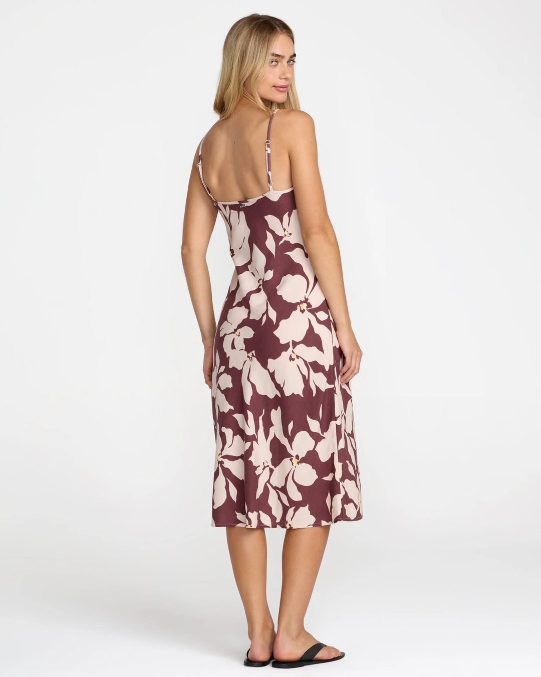 RVCA Lets Dance Slip Dress - Terra Brown - Sun Diego Boardshop