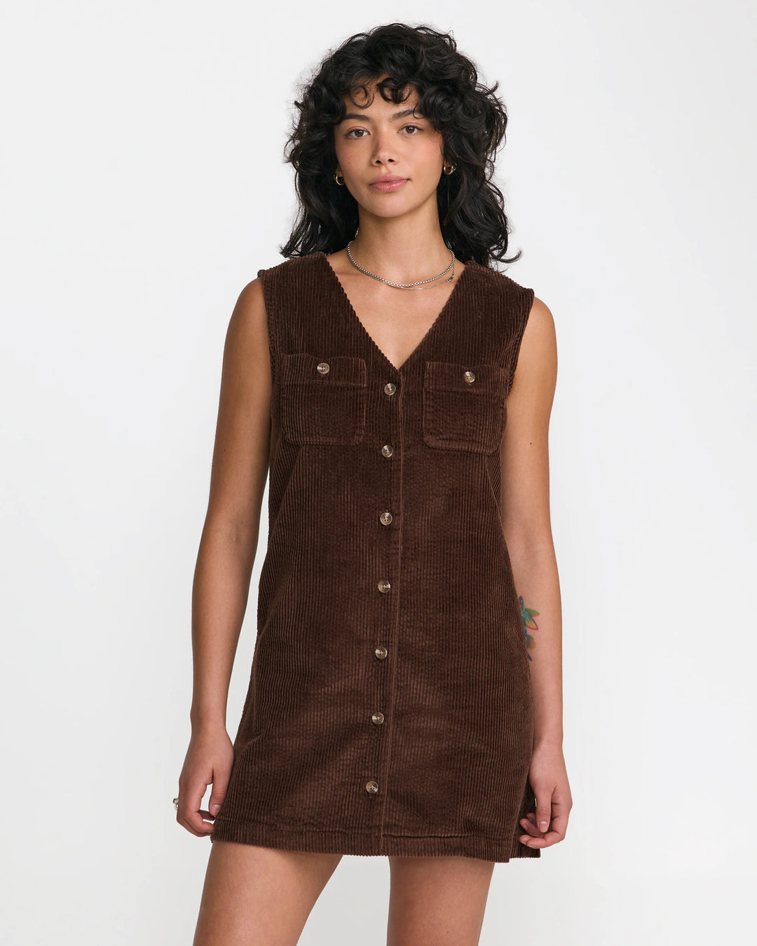 RVCA Women's The Edit Dress - Chocolate - Sun Diego Boardshop