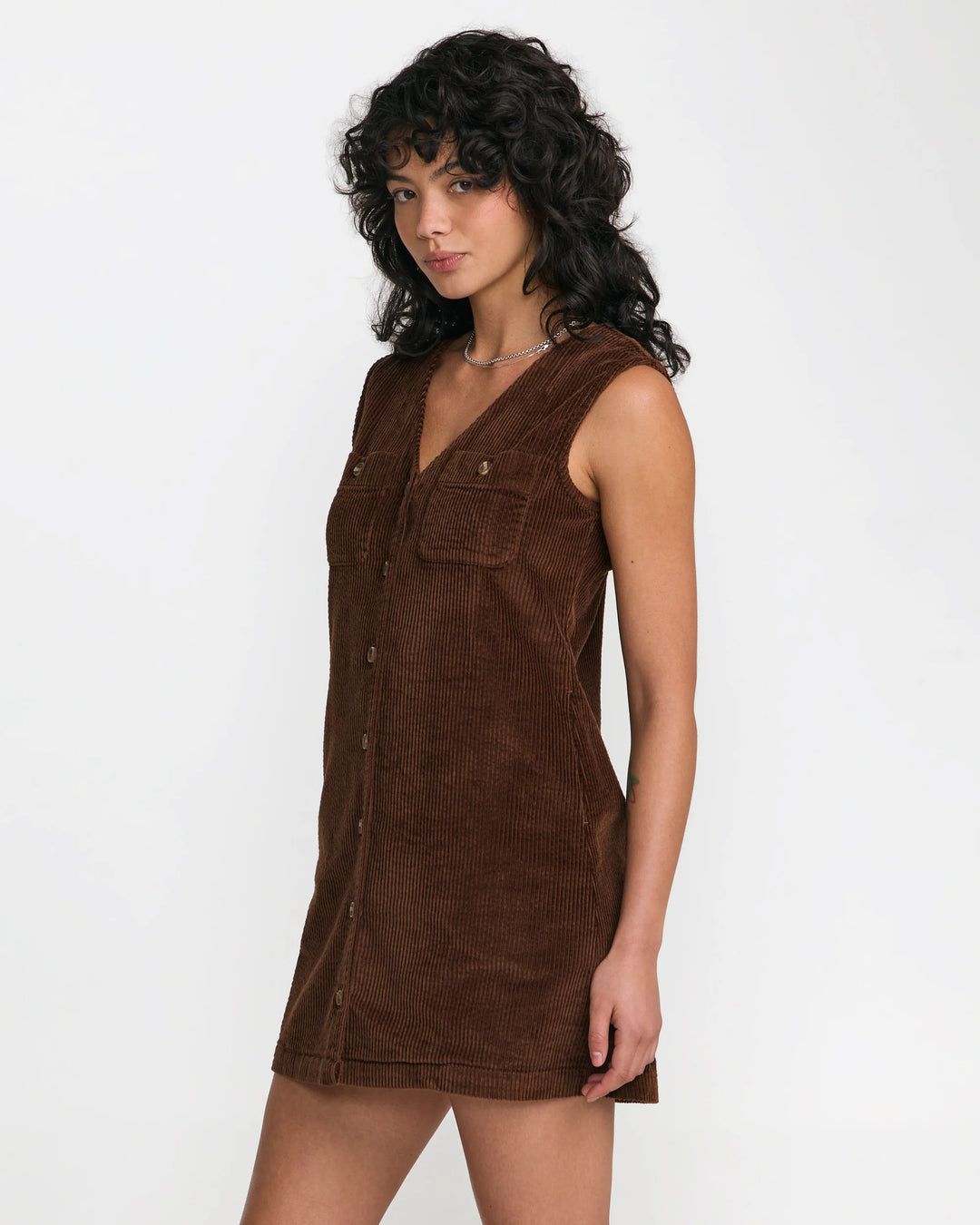 RVCA Women's The Edit Dress - Chocolate - Sun Diego Boardshop