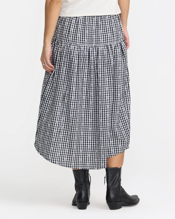 RVCA Women's Go West Midi Skirt - RVCA Black