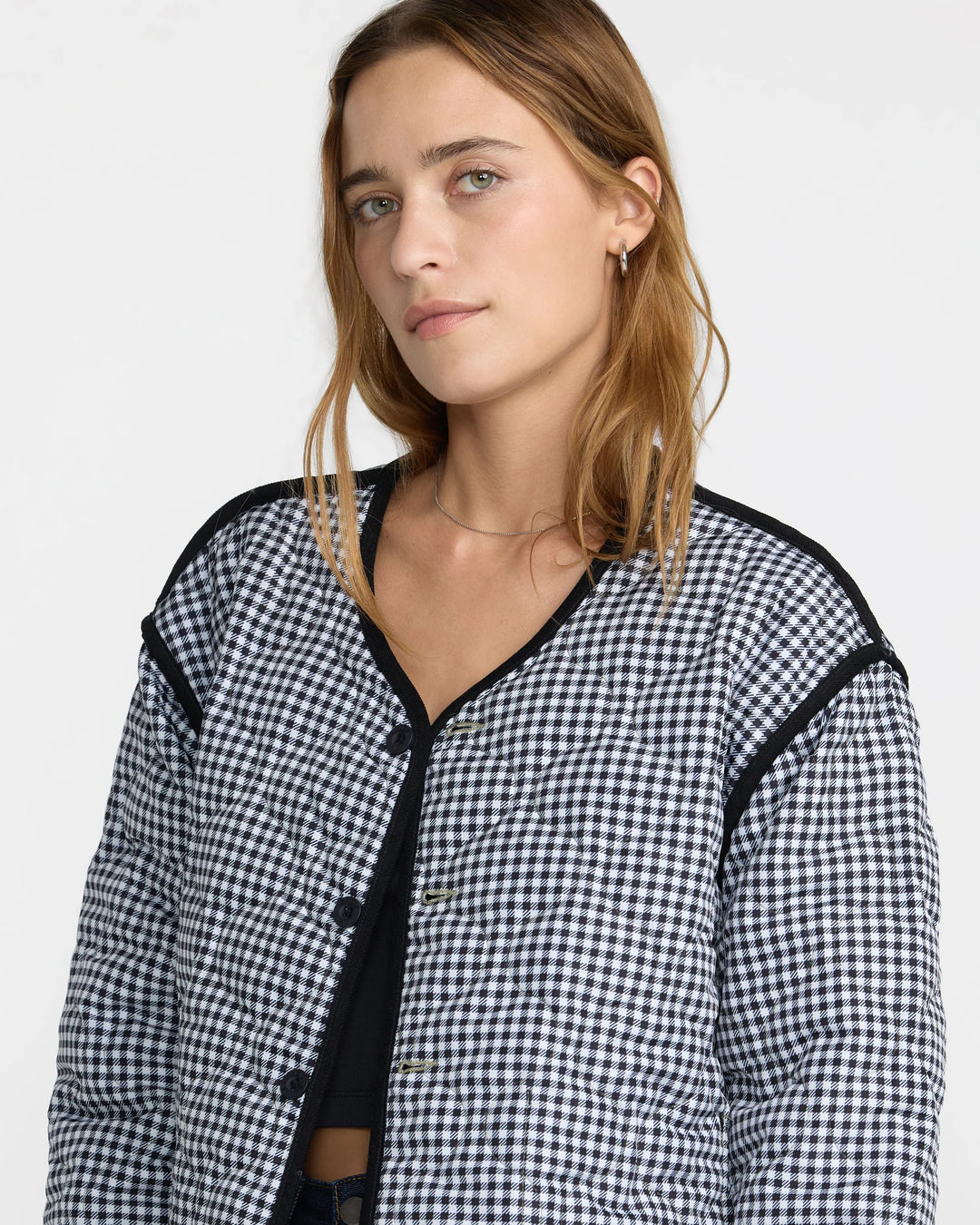 RVCA Women's Hudson Reversible Liner Jacket - Olive - Sun Diego Boardshop