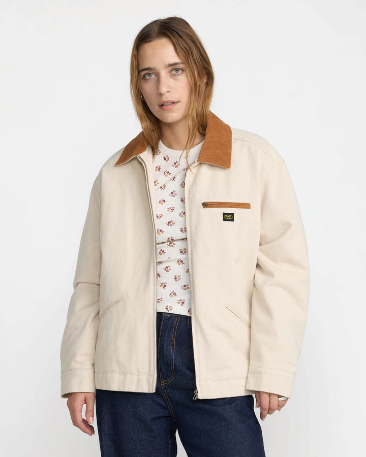 RVCA Women's Michigan Mechanics Jacket - Natural - Sun Diego Boardshop