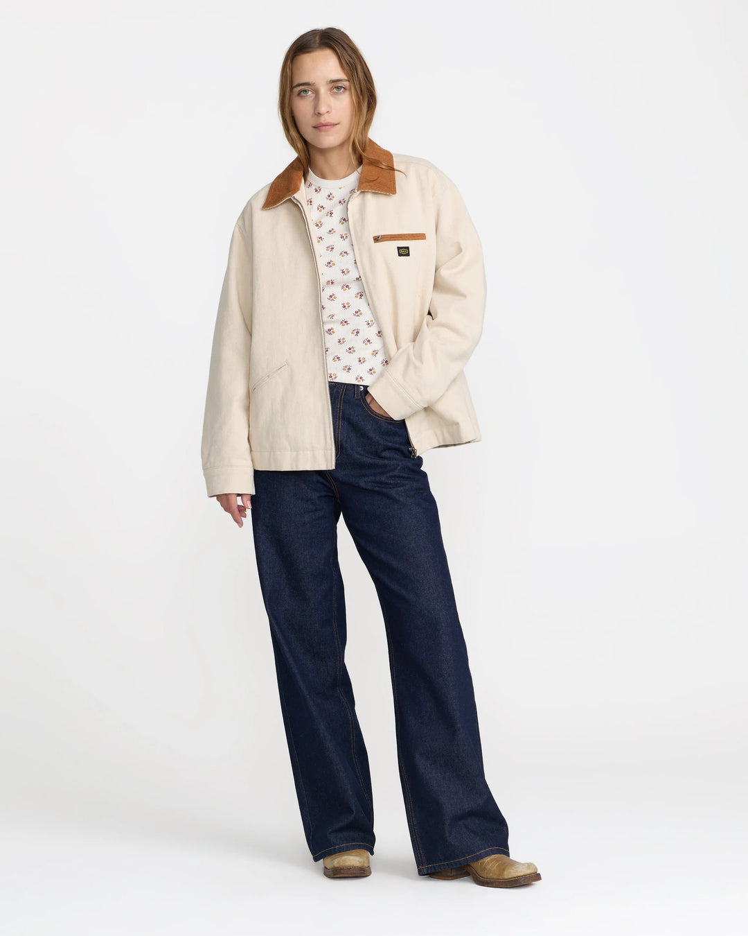 RVCA Women's Michigan Mechanics Jacket - Natural - Sun Diego Boardshop