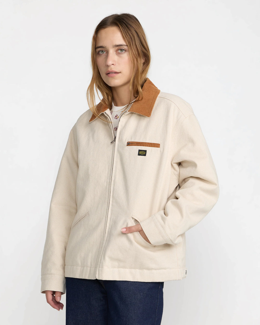 RVCA Women's Michigan Mechanics Jacket - Natural - Sun Diego Boardshop