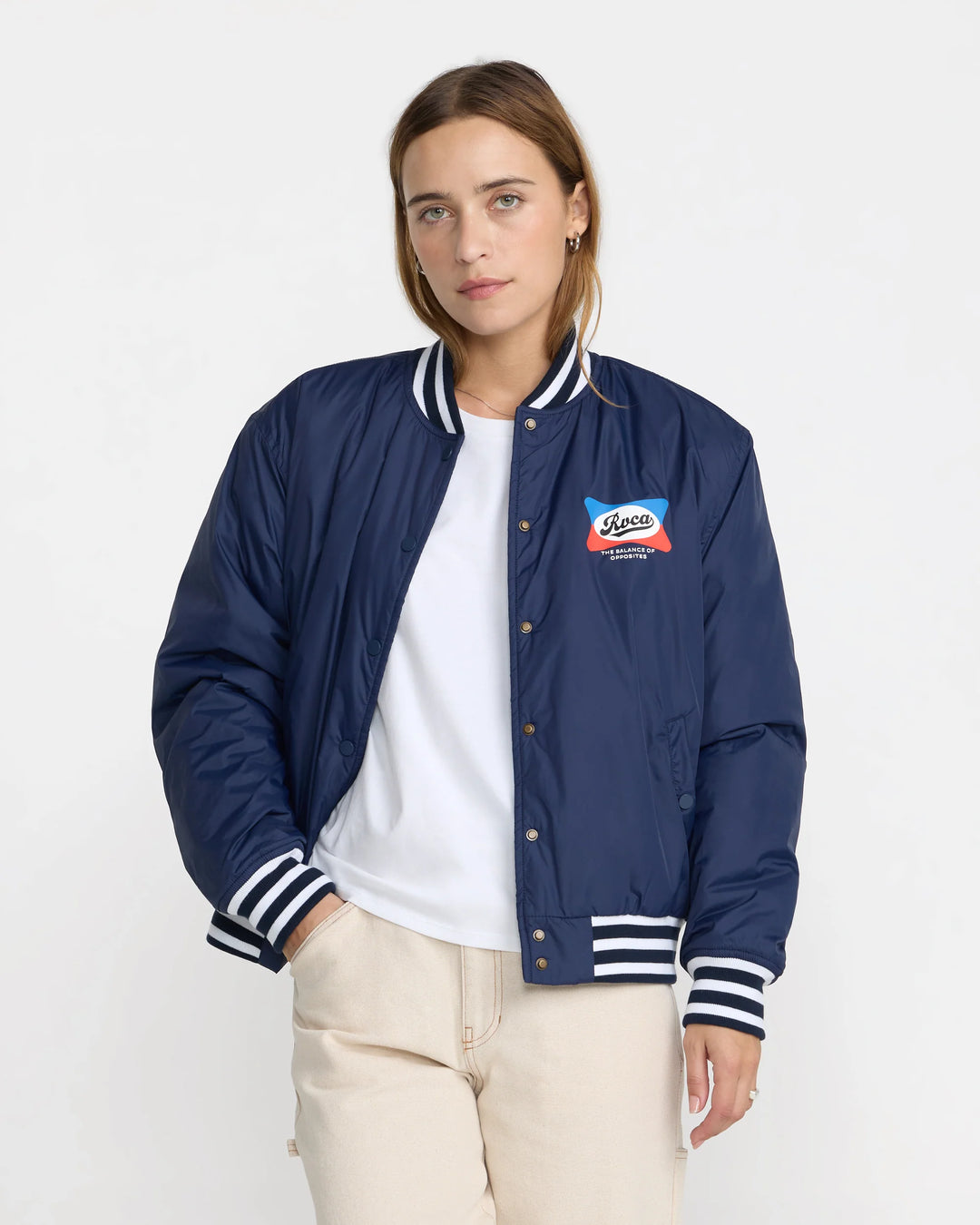 RVCA Women's El Dorado Managers Jacket - Navy - Sun Diego Boardshop
