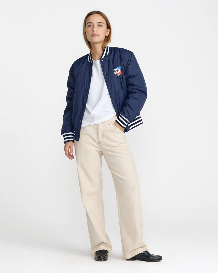 RVCA Women's El Dorado Managers Jacket - Navy - Sun Diego Boardshop