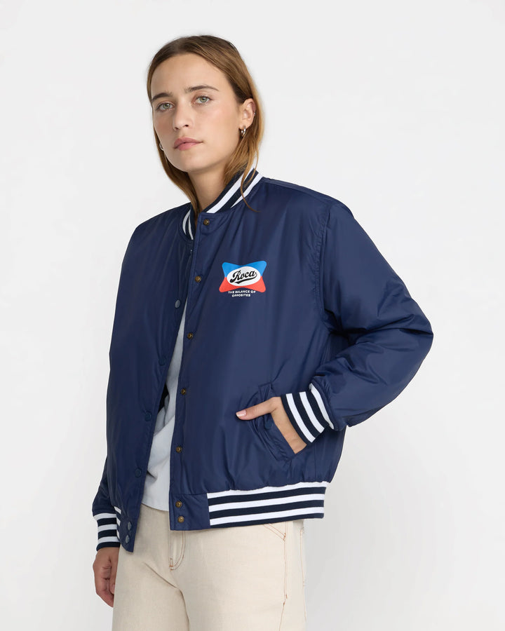 RVCA Women's El Dorado Managers Jacket - Navy - Sun Diego Boardshop