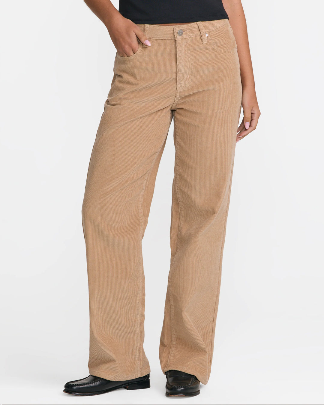 RVCA Women's Coco Relaxed Straight Leg Jean - Sand Dune - Sun Diego Boardshop