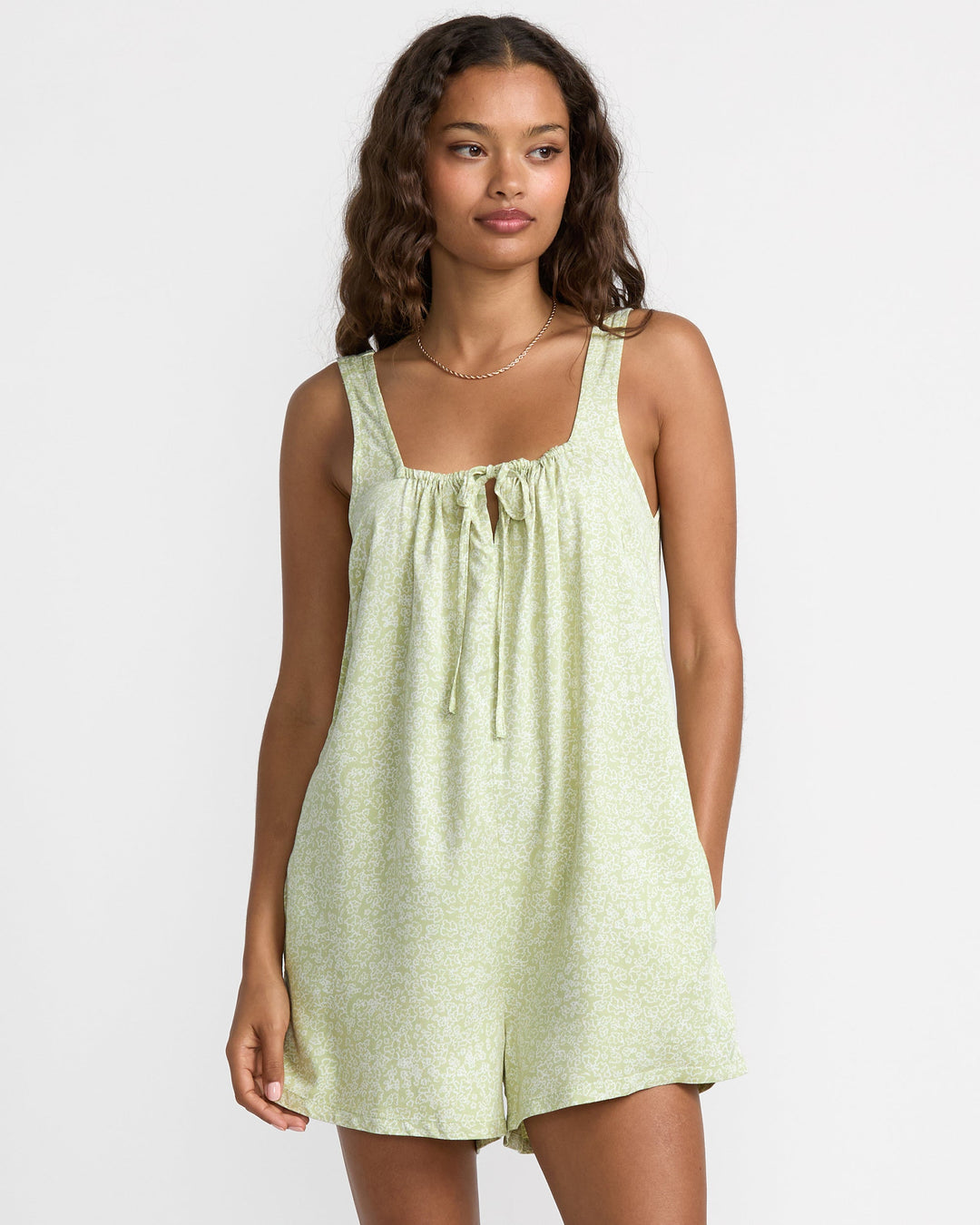 RVCA Oliver Romper - Lint - Sun Diego Boardshop