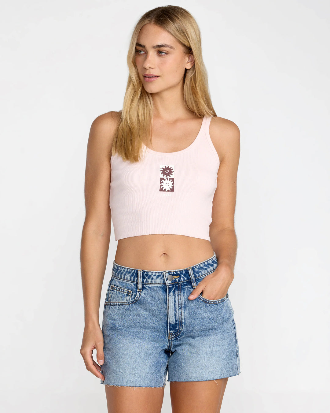 Rvca Horace Tank - Hazey Pink - Sun Diego Boardshop