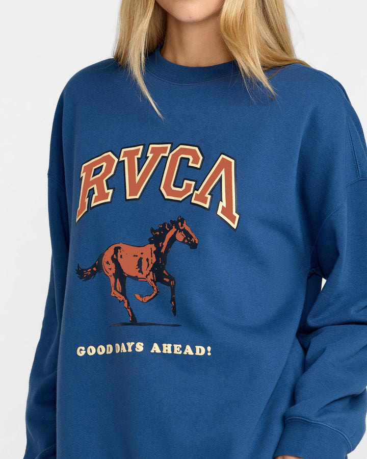 RVCA Neat Pullover - Ensign Blue - Sun Diego Boardshop