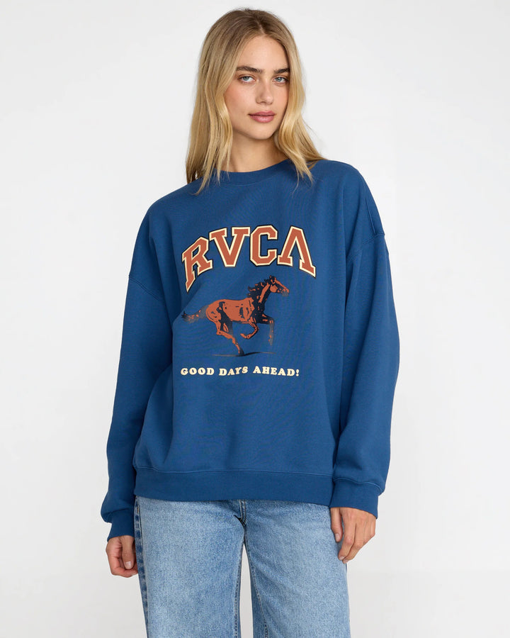 RVCA Neat Pullover - Ensign Blue - Sun Diego Boardshop