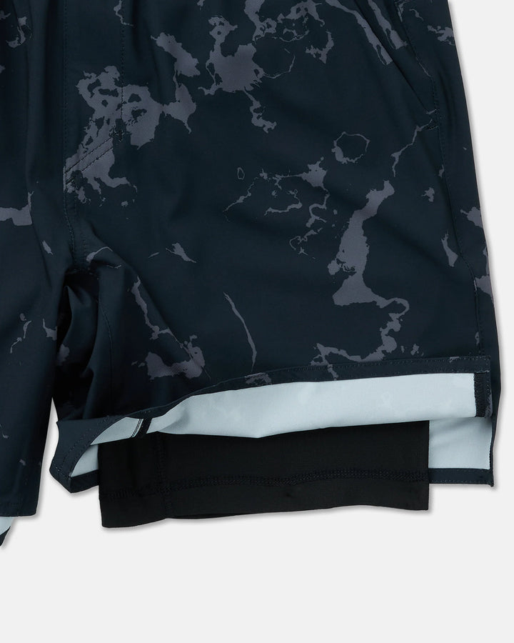RVCA Men's Yogger 2 In 1 17" Short - Black 2 - Sun Diego Boardshop
