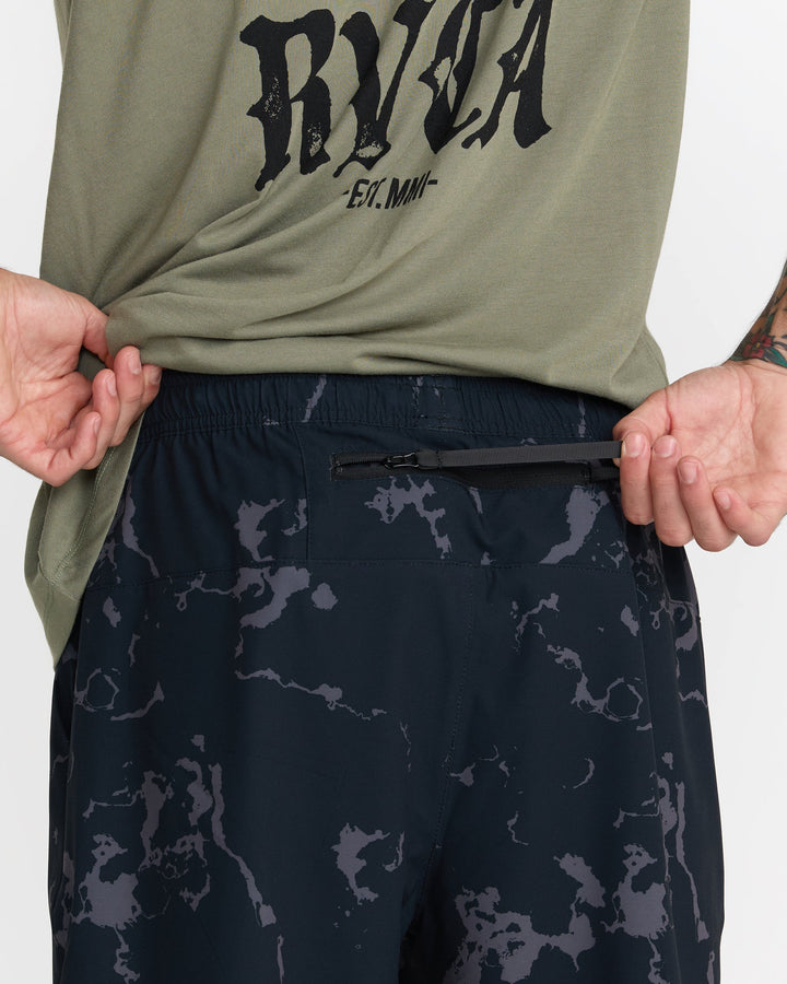 RVCA Men's Yogger 2 In 1 17" Short - Black 2 - Sun Diego Boardshop
