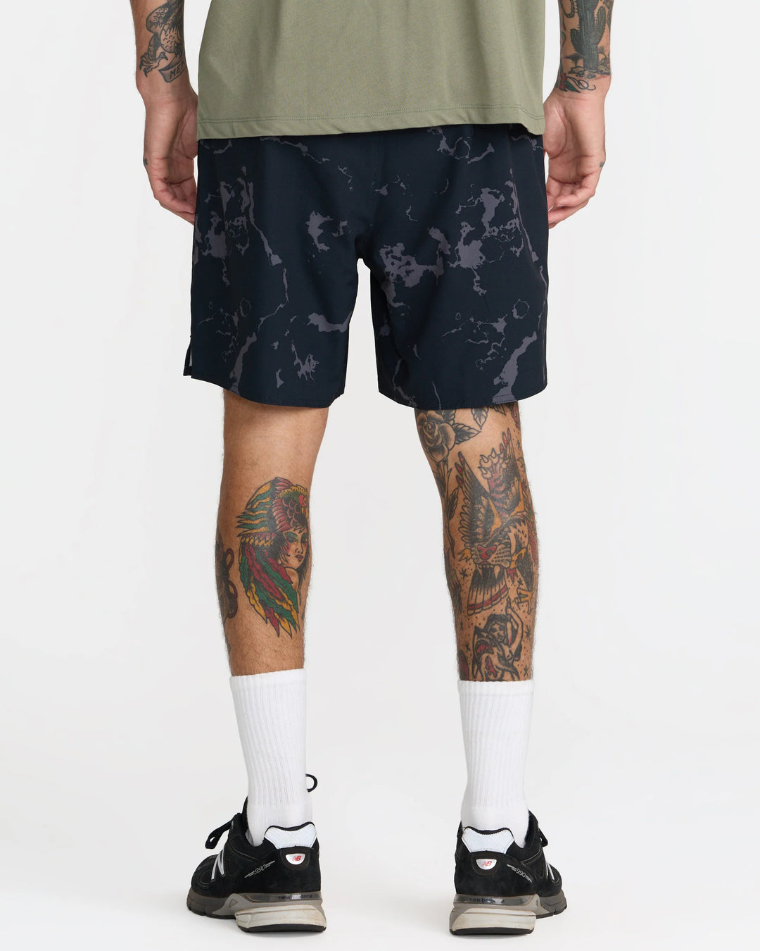 RVCA Men's Yogger 2 In 1 17" Short - Black 2 - Sun Diego Boardshop