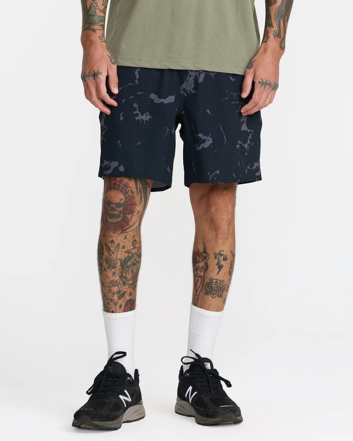 RVCA Men's Yogger 2 In 1 17" Short - Black 2 - Sun Diego Boardshop