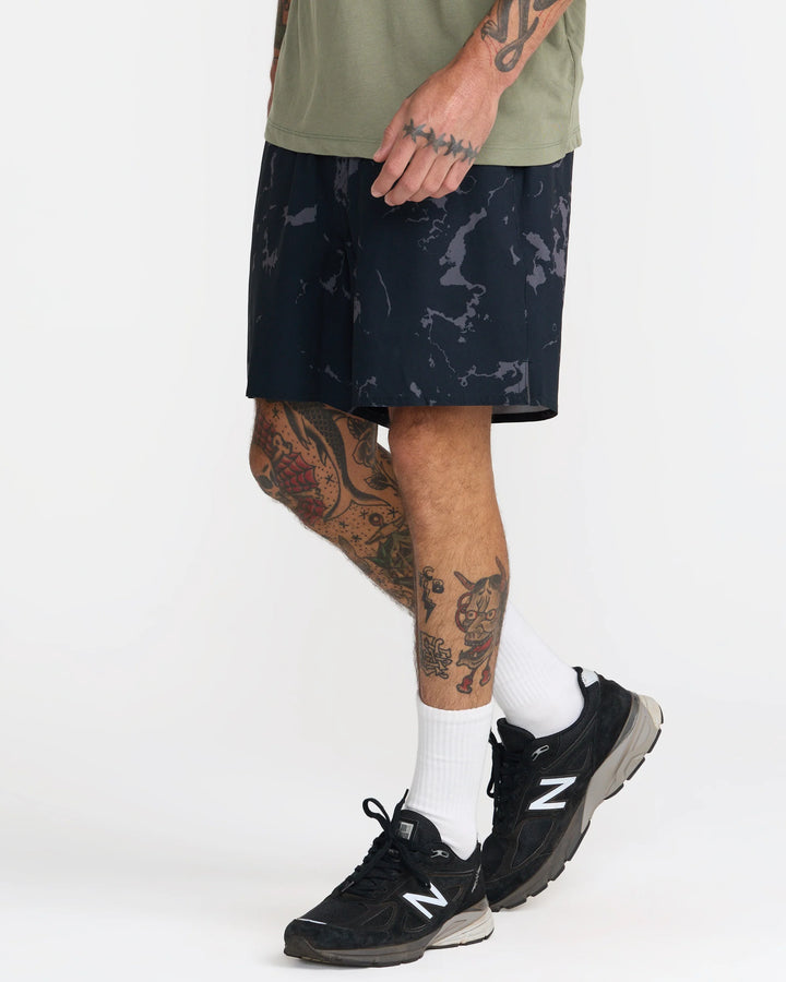 RVCA Men's Yogger 2 In 1 17" Short - Black 2 - Sun Diego Boardshop