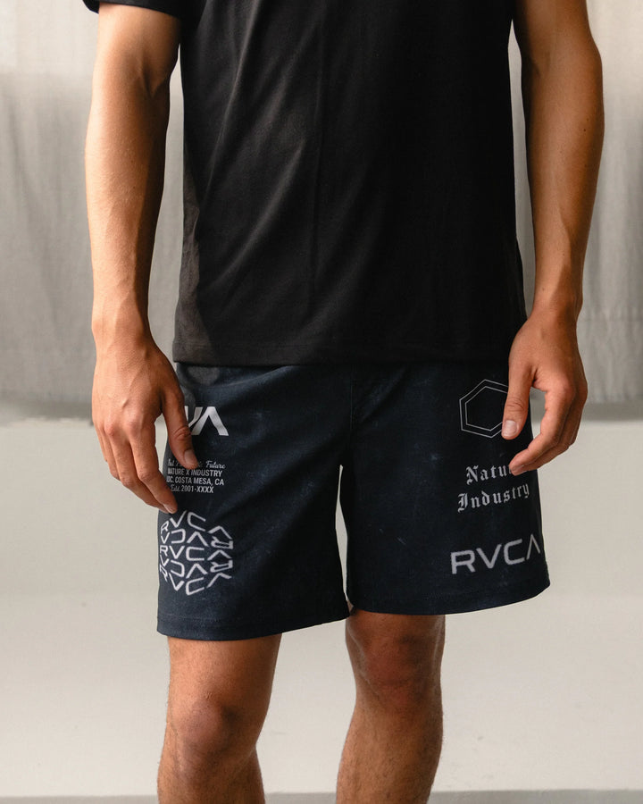 RVCA Men's Scrapper II Lined Short - Washed Black - Sun Diego Boardshop