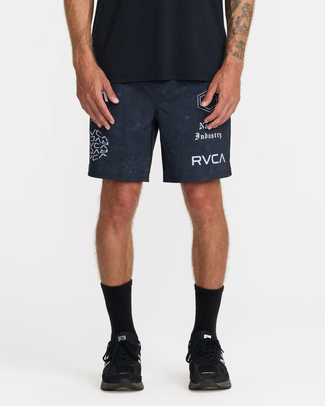 RVCA Men's Scrapper II Lined Short - Washed Black - Sun Diego Boardshop