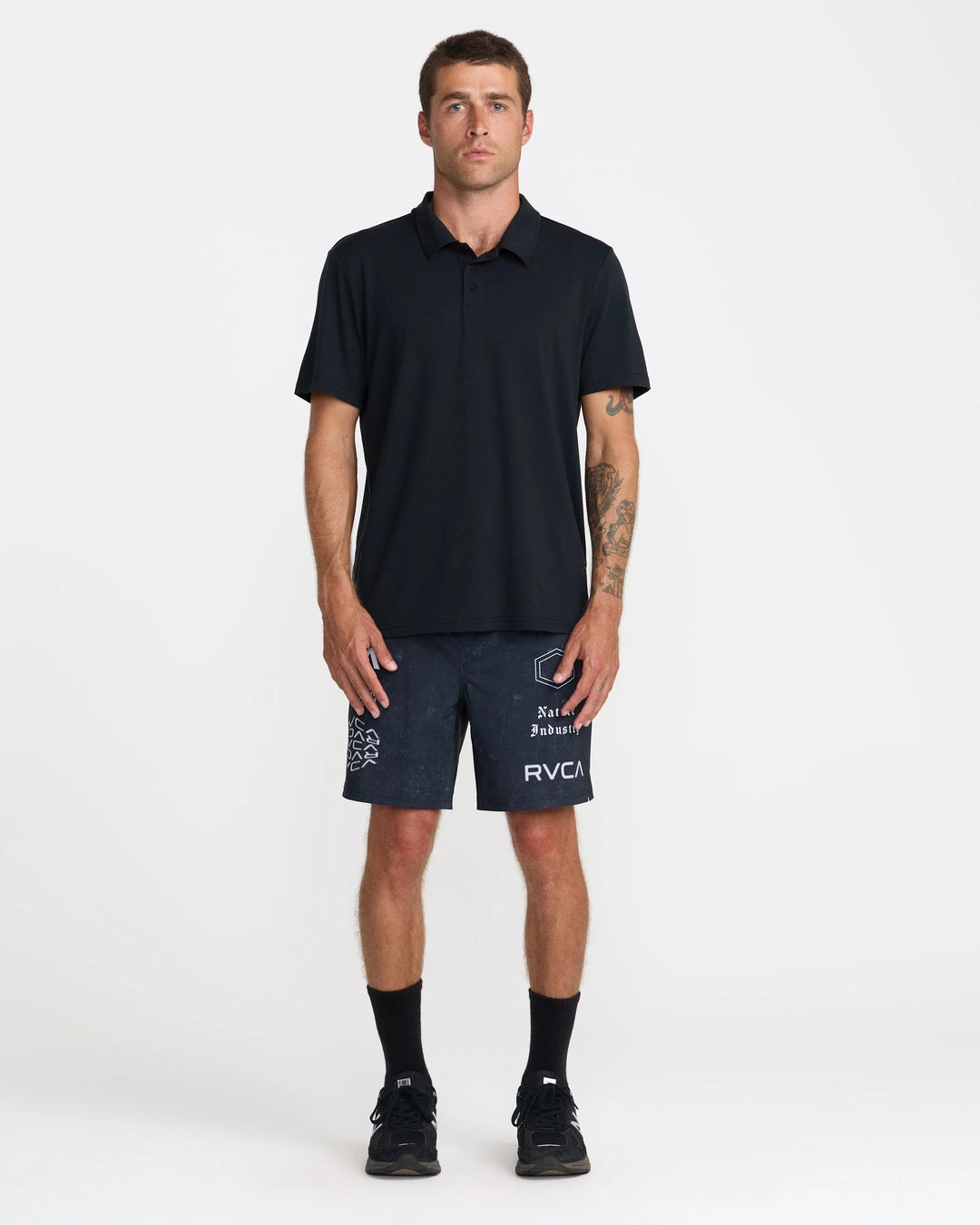 RVCA Men's Scrapper II Lined Short - Washed Black - Sun Diego Boardshop