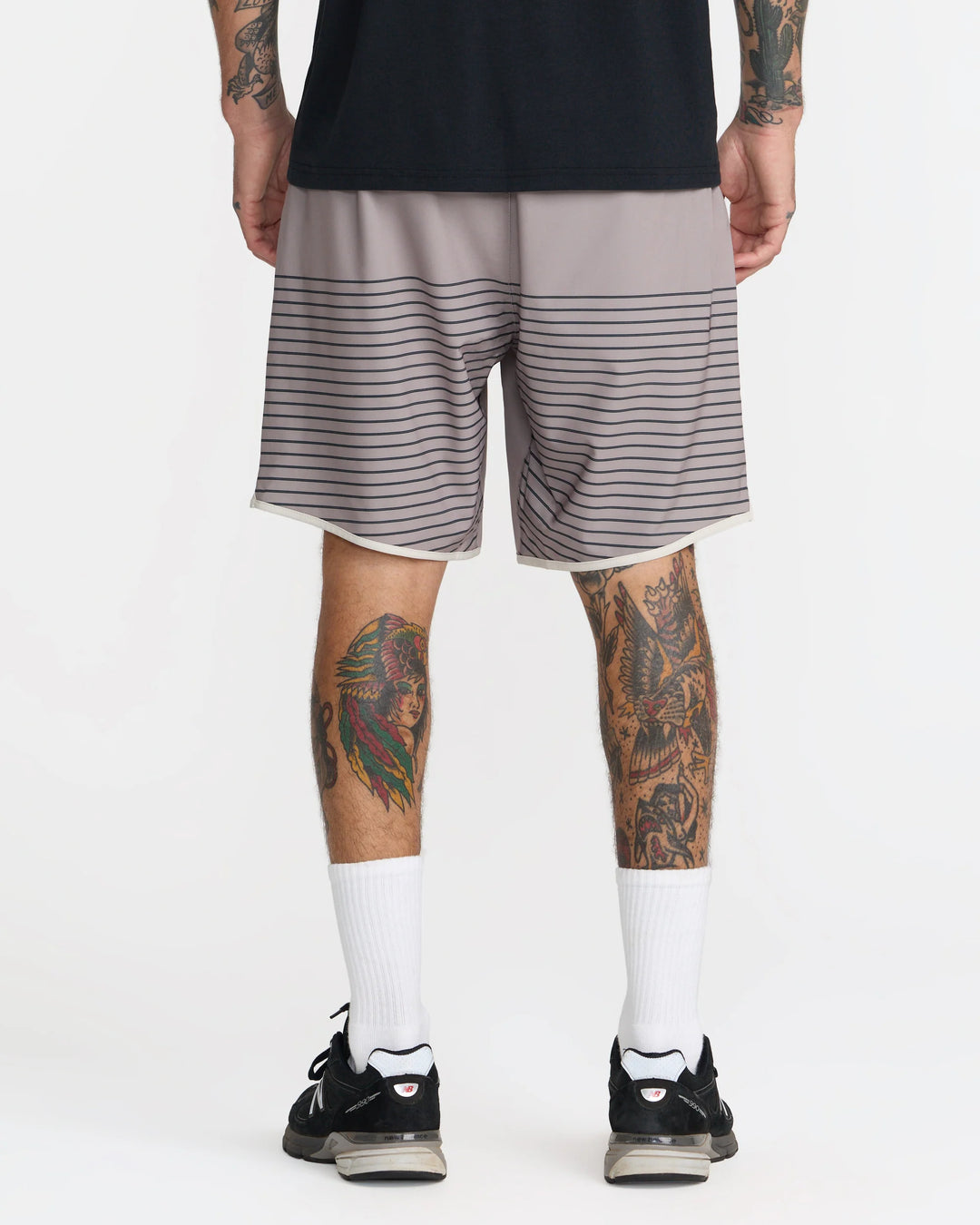 RVCA Men's Yogger Stretch Contrast 17" Short - Brown Stone - Sun Diego Boardshop