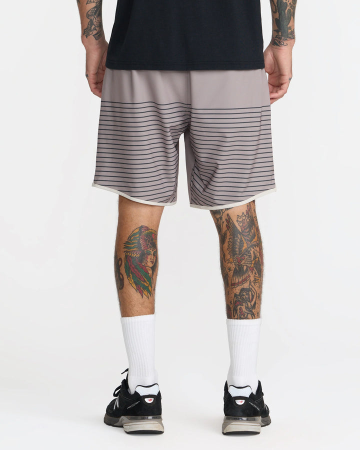 RVCA Men's Yogger Stretch Contrast 17" Short - Brown Stone - Sun Diego Boardshop